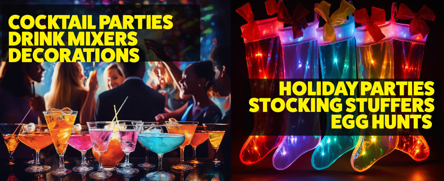 ✨ Ultimate Glow Party Pack - 8” Glow Sticks & Connectors 🎉