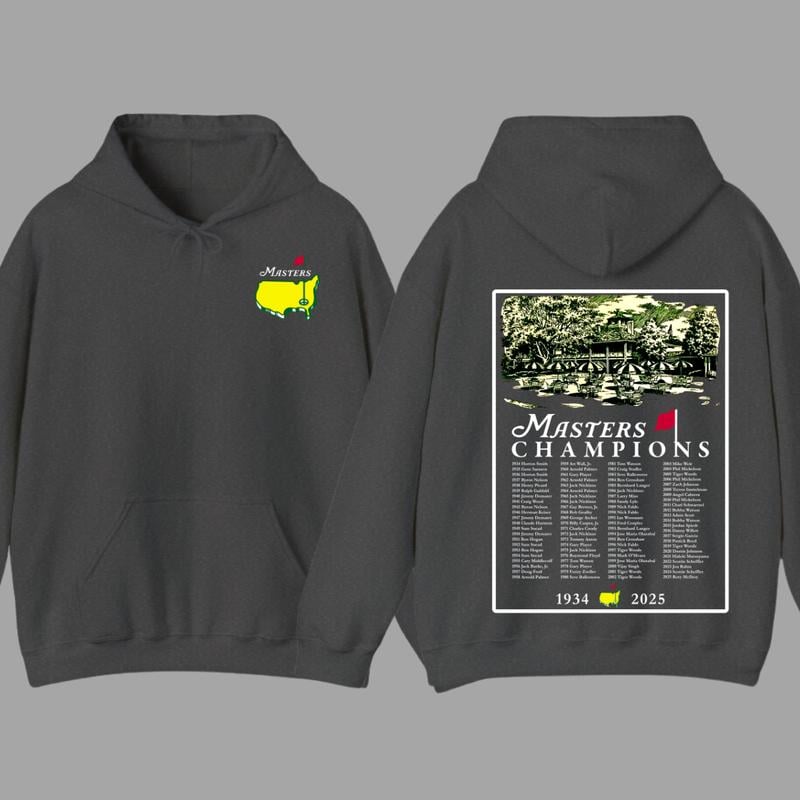 🔥 Last Day 49% OFF 🔥2025 Masters Tournament Augusta 91 Years Hoodie🏌️♂️⛳