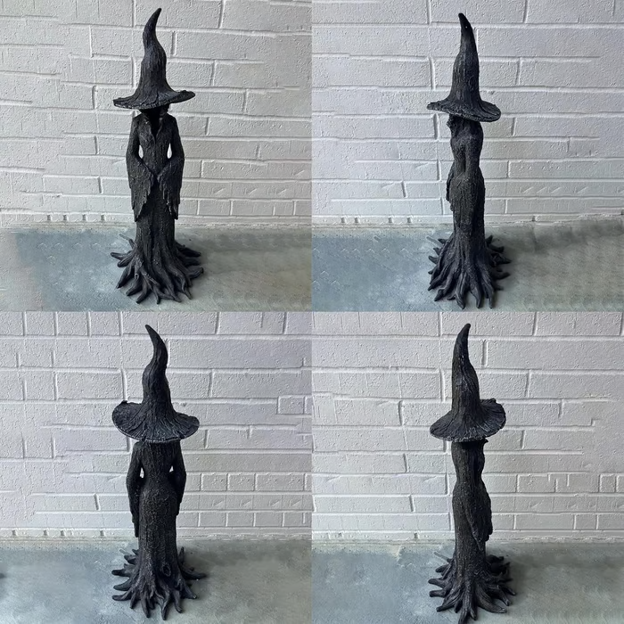 🔥LAST DAY 49% OFF🧙♀️💫Hand-Painted Enchanting Witch Statue: The Guardian of Your Home (✨Same as in the video)