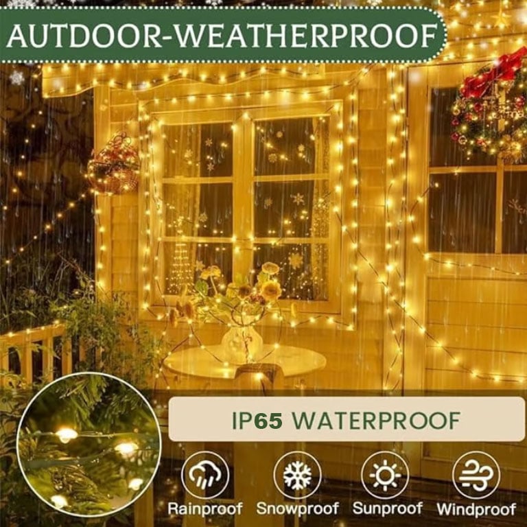 🎁🎄Early Christmas Promotion⭐ Copper Wire Firecracker Light String