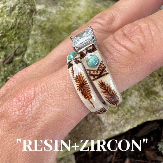 🔥LAST DAY 49% OFF💍Hand Carved Antler Ring 🌏Made From Natural Shed Antlers