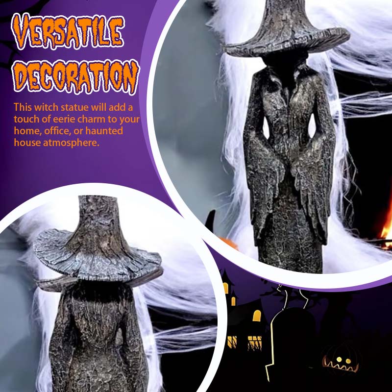 🔥LAST DAY 49% OFF🧙♀️💫Hand-Painted Enchanting Witch Statue: The Guardian of Your Home (✨Same as in the video)