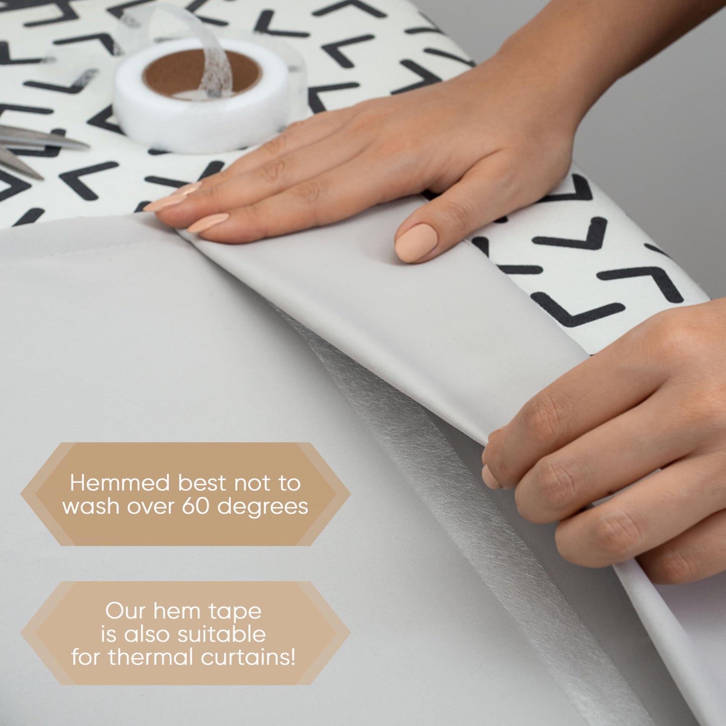 🔥Buy 2 Get 1 Free🔥70 Yards x 3/4 Inch Extra Strong No-Sew Iron-On Hem Tape