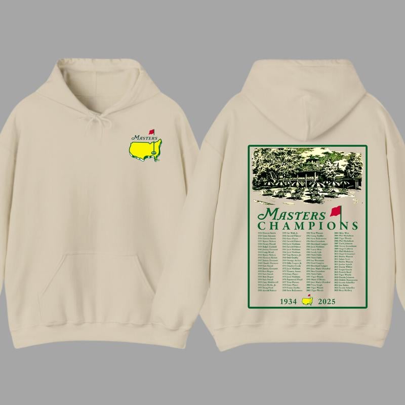 🔥 Last Day 49% OFF 🔥2025 Masters Tournament Augusta 91 Years Hoodie🏌️♂️⛳