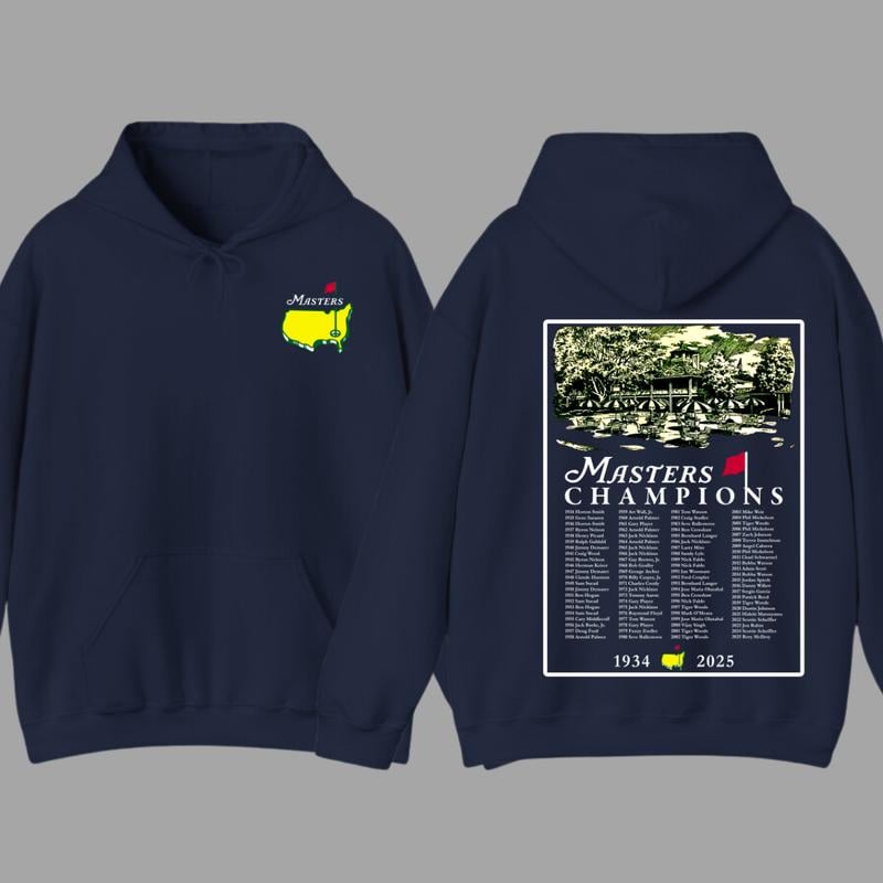 🔥 Last Day 49% OFF 🔥2025 Masters Tournament Augusta 91 Years Hoodie🏌️♂️⛳