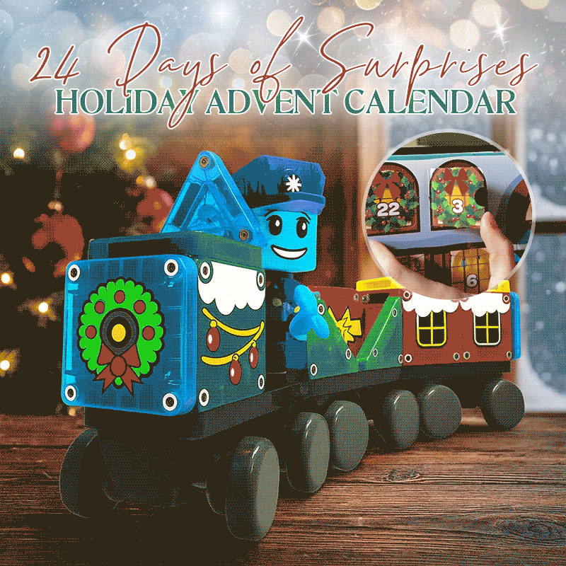 🎁Last Day Promotion 49% OFF🔥Magnetic Building Tiles Advent Calendar