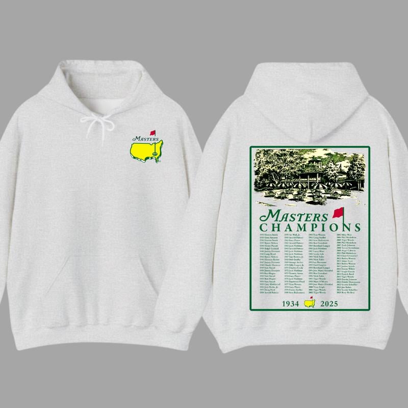 🔥 Last Day 49% OFF 🔥2025 Masters Tournament Augusta 91 Years Hoodie🏌️‍♂️⛳
