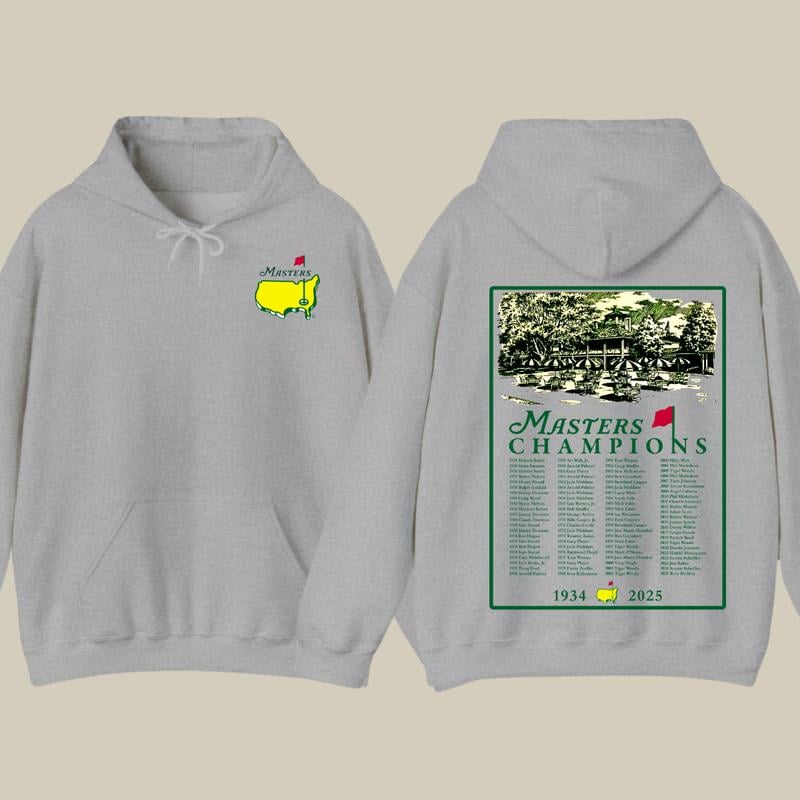 🔥 Last Day 49% OFF 🔥2025 Masters Tournament Augusta 91 Years Hoodie🏌️‍♂️⛳