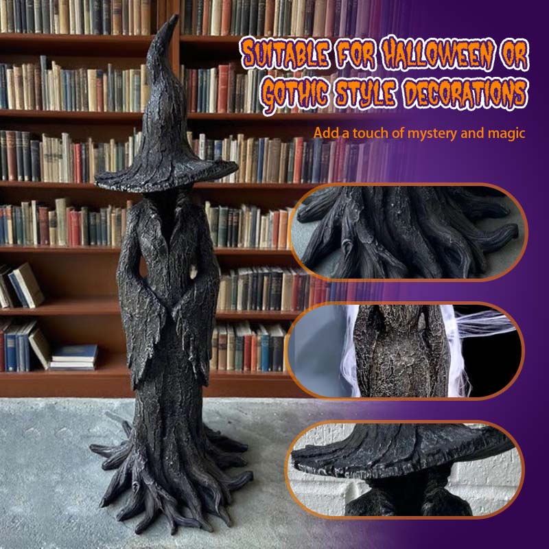 🔥LAST DAY 49% OFF🧙‍♀️💫Hand-Painted Enchanting Witch Statue: The Guardian of Your Home (✨Same as in the video)