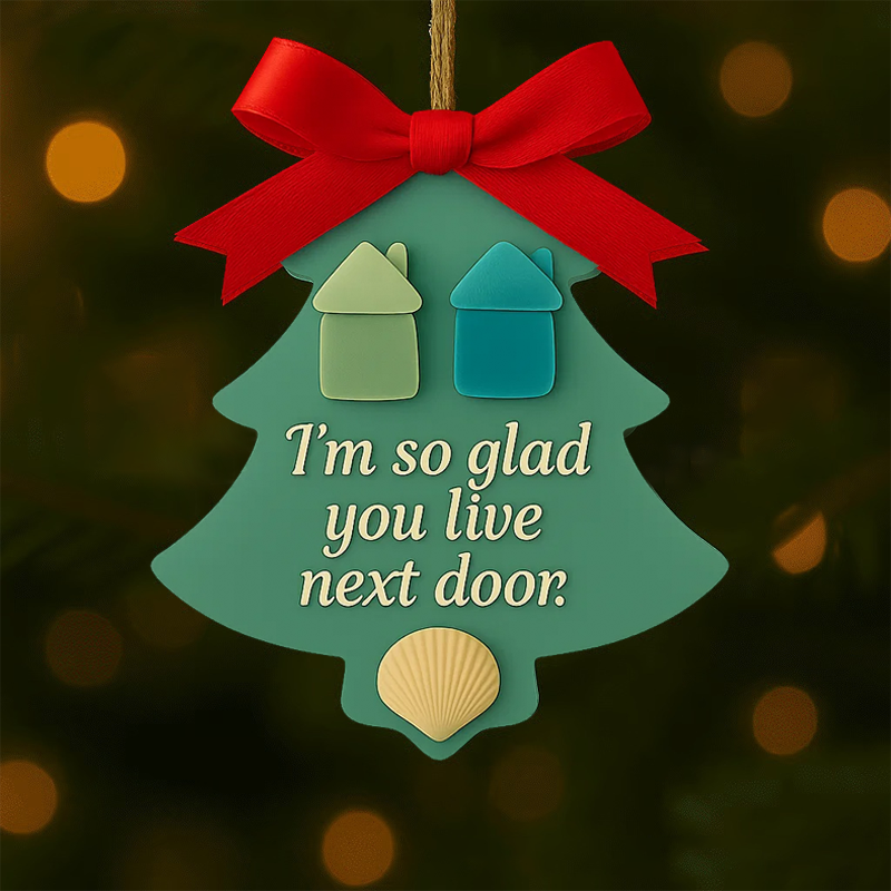 🎄BUY 2 GET 1 FREE✨ Heartfelt Sea Glass Christmas Ornaments