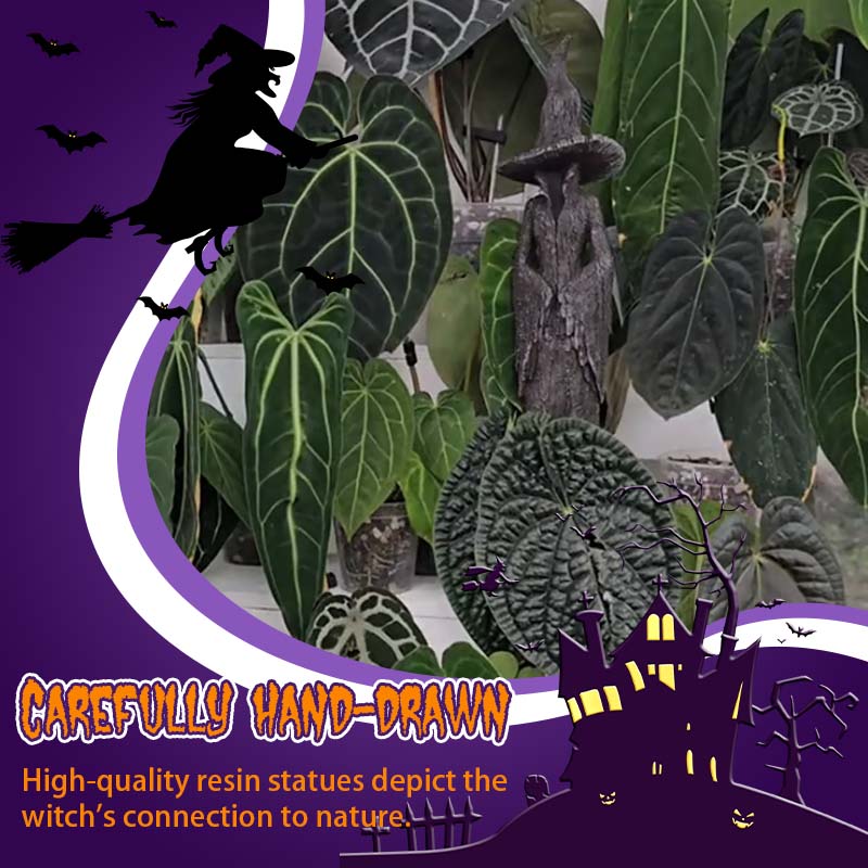 🔥LAST DAY 49% OFF🧙‍♀️💫Hand-Painted Enchanting Witch Statue: The Guardian of Your Home (✨Same as in the video)