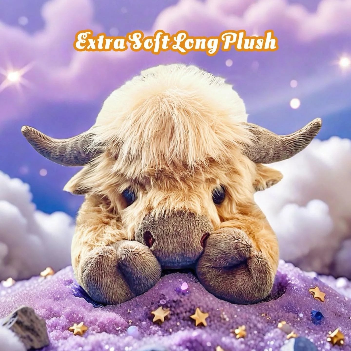 🔥 Last Day 49% OFF  🎁Cute Cartoon Highland Cow Cuddly Toy