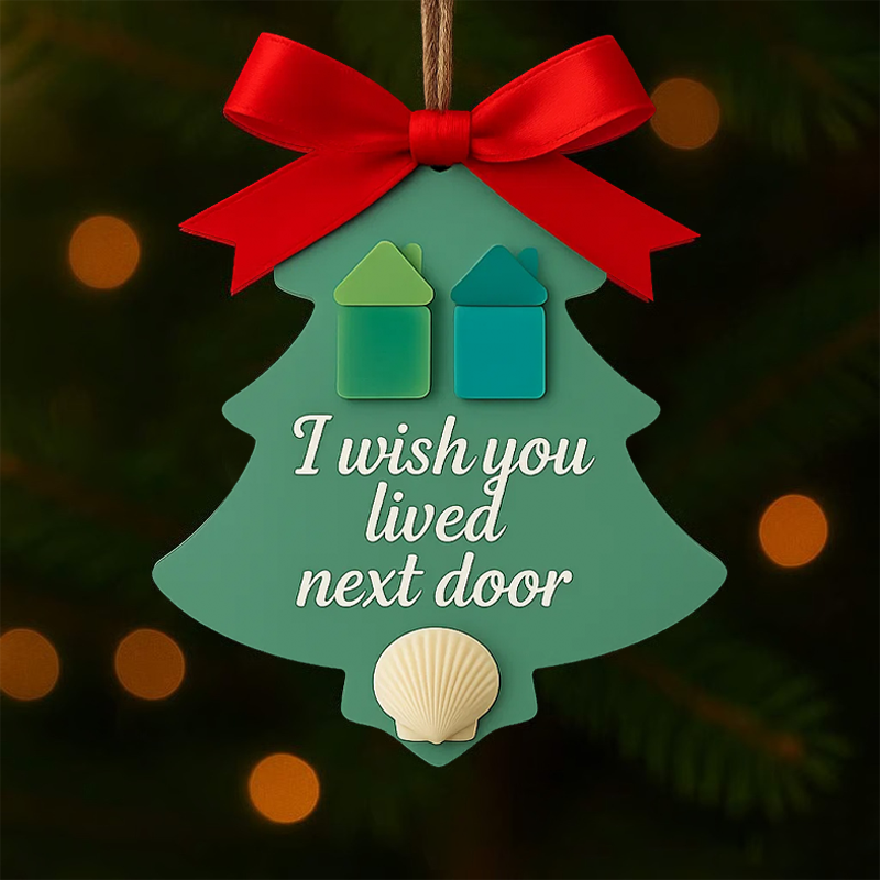 🎄BUY 2 GET 1 FREE✨ Heartfelt Sea Glass Christmas Ornaments