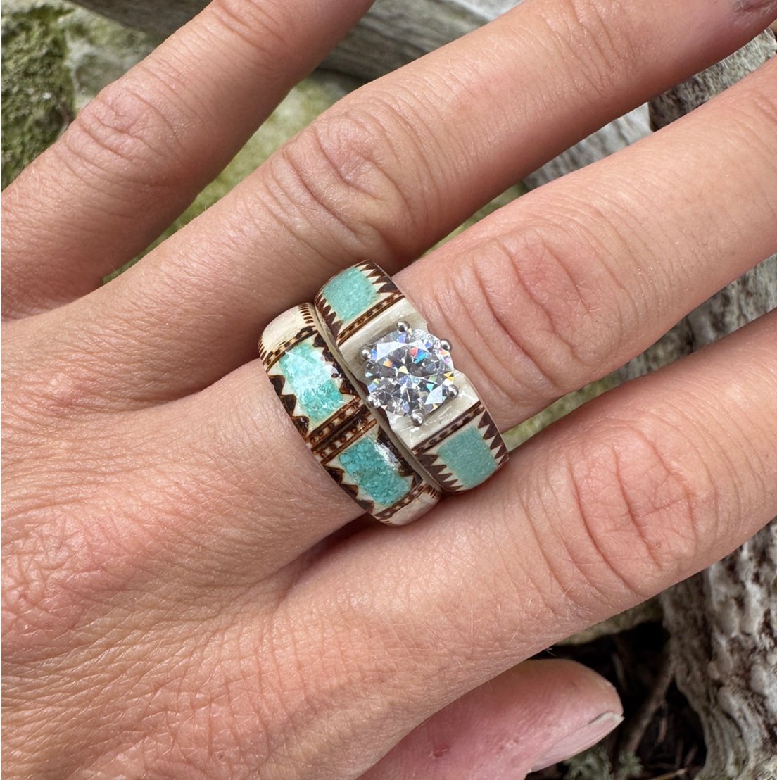 🔥LAST DAY 49% OFF💍Hand Carved Antler Ring 🌏Made From Natural Shed Antlers