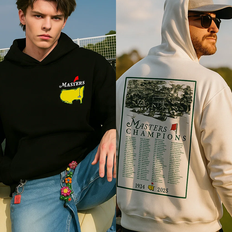 🔥 Last Day 49% OFF 🔥2025 Masters Tournament Augusta 91 Years Hoodie🏌️‍♂️⛳