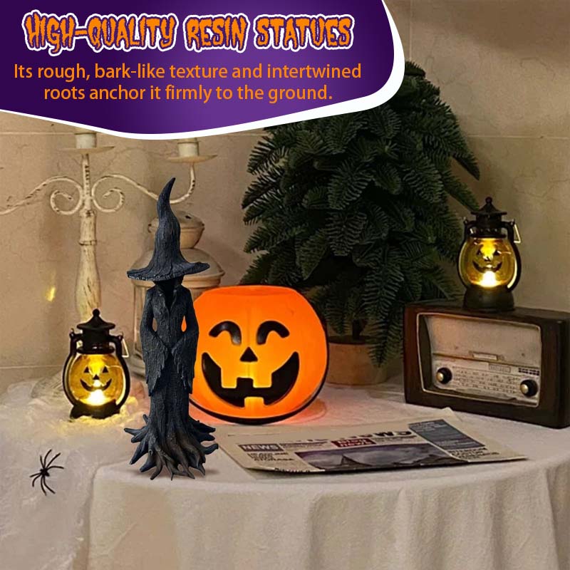 🔥LAST DAY 49% OFF🧙‍♀️💫Hand-Painted Enchanting Witch Statue: The Guardian of Your Home (✨Same as in the video)