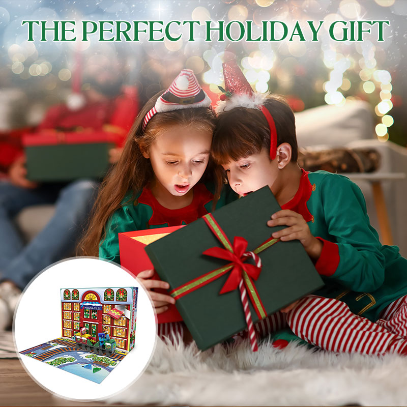 🎁Last Day Promotion 49% OFF🔥Magnetic Building Tiles Advent Calendar