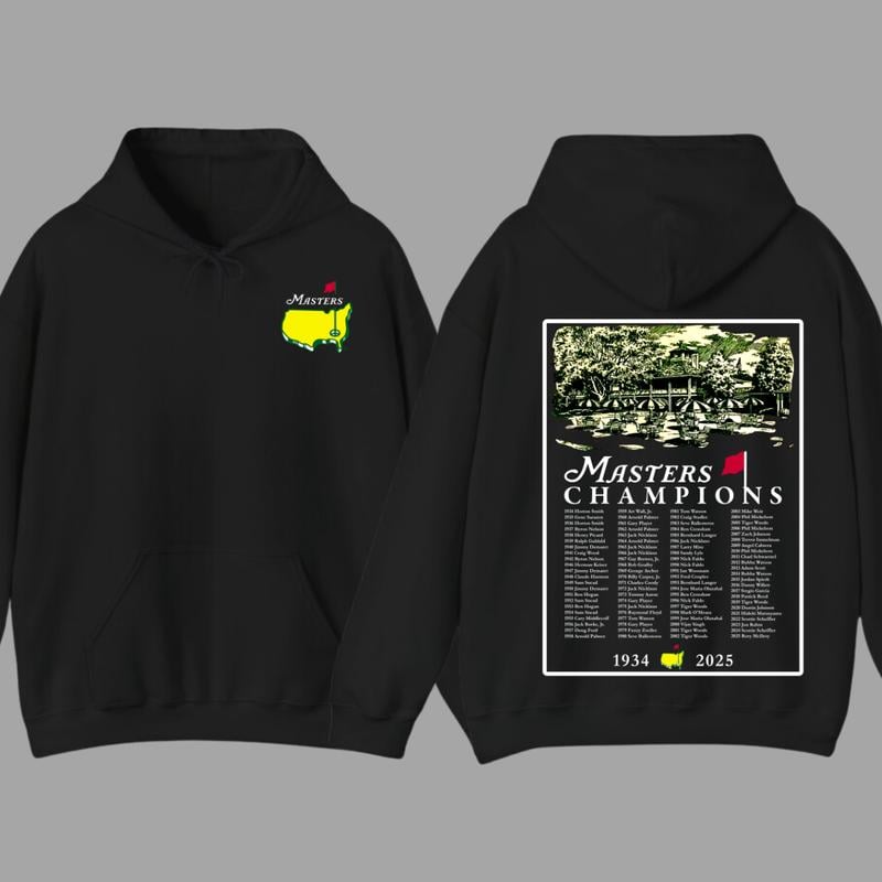 🔥 Last Day 49% OFF 🔥2025 Masters Tournament Augusta 91 Years Hoodie🏌️‍♂️⛳