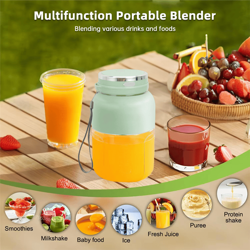 Multifunctional Large-Capacity Portable Wireless Fruit Juicer Cup