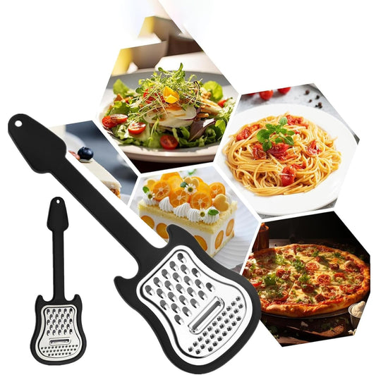 🧀 Must-Have! Guitar Shaped Cheese Grater – Slice, Shred, Zest! 🎸