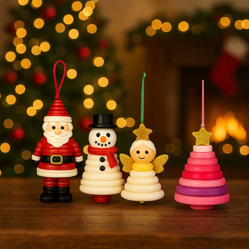 ✨Buy 3 Get 1 Free✨☃️ DIY Button Snowman Ornament Kit☃️