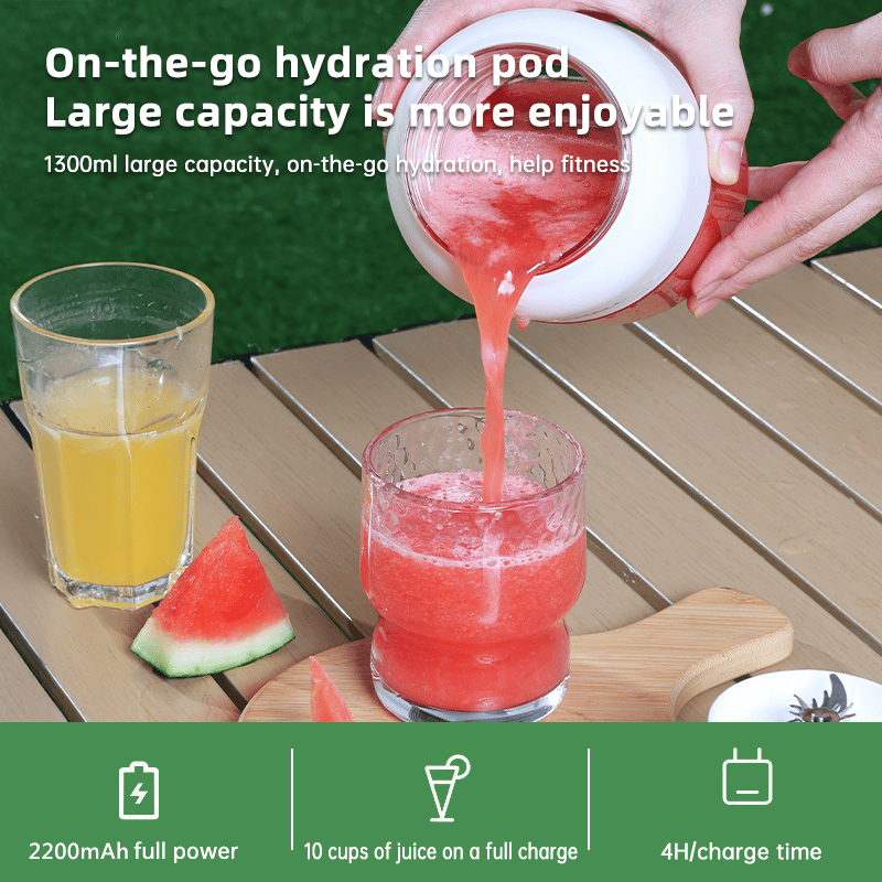 Multifunctional Large-Capacity Portable Wireless Fruit Juicer Cup