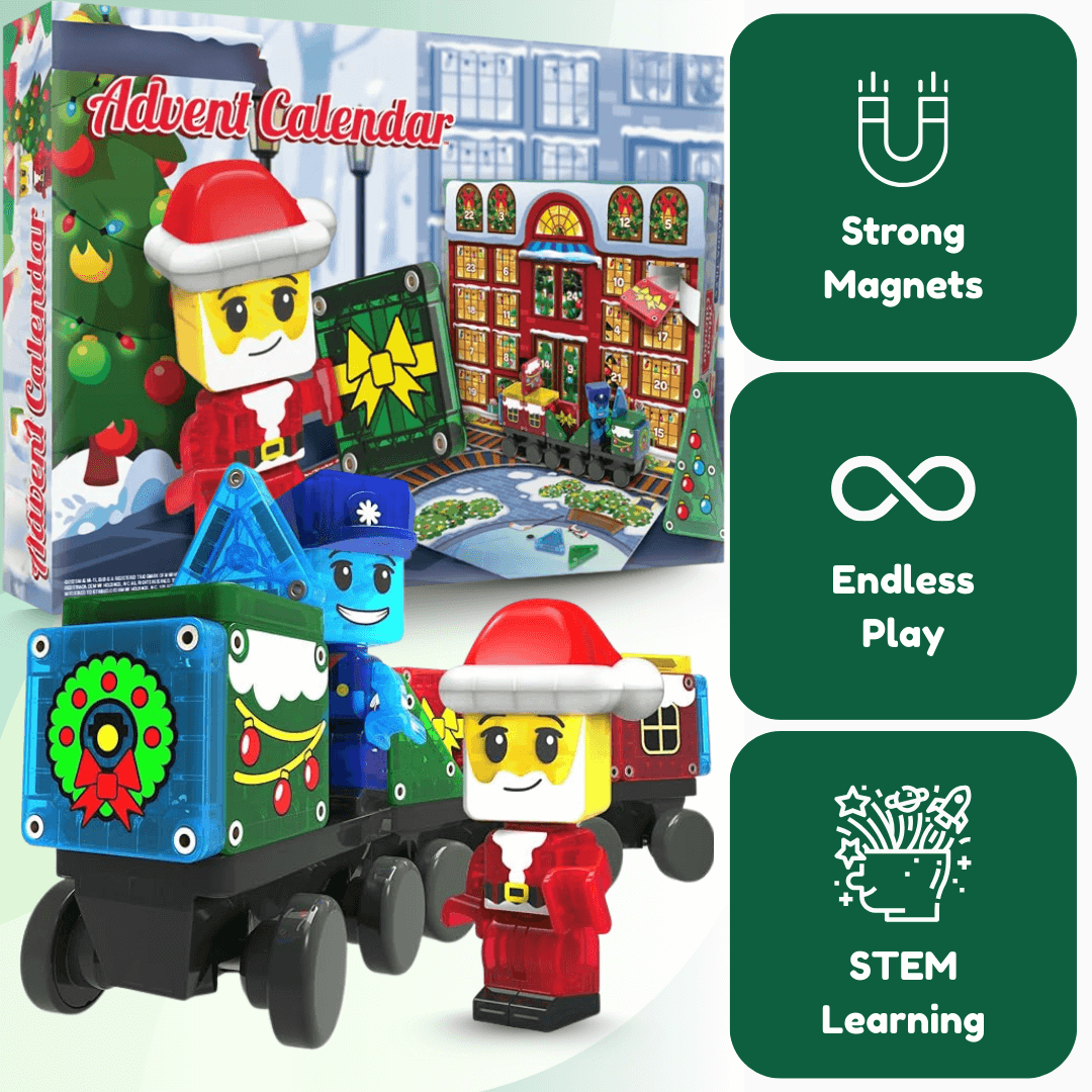 🎁Last Day Promotion 49% OFF🔥Magnetic Building Tiles Advent Calendar