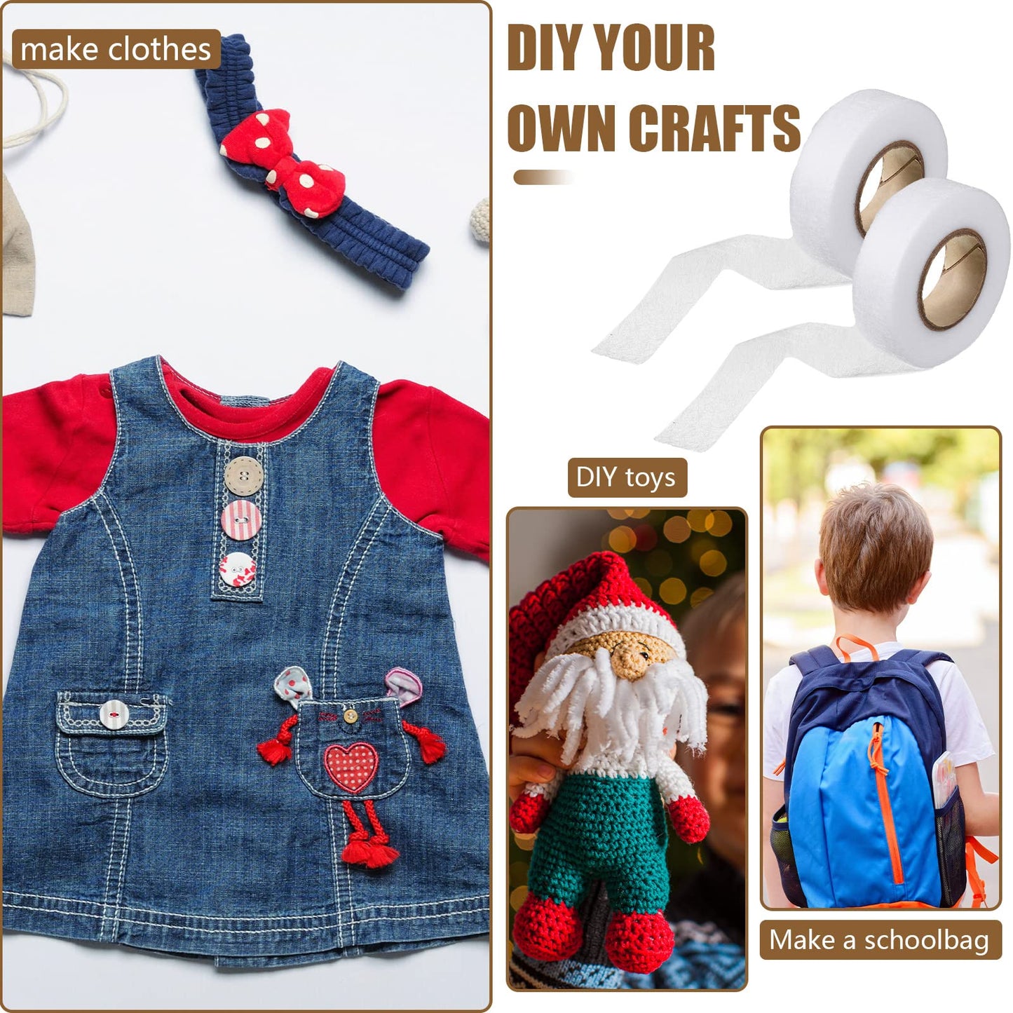 🔥Buy 2 Get 1 Free🔥70 Yards x 3/4 Inch Extra Strong No-Sew Iron-On Hem Tape