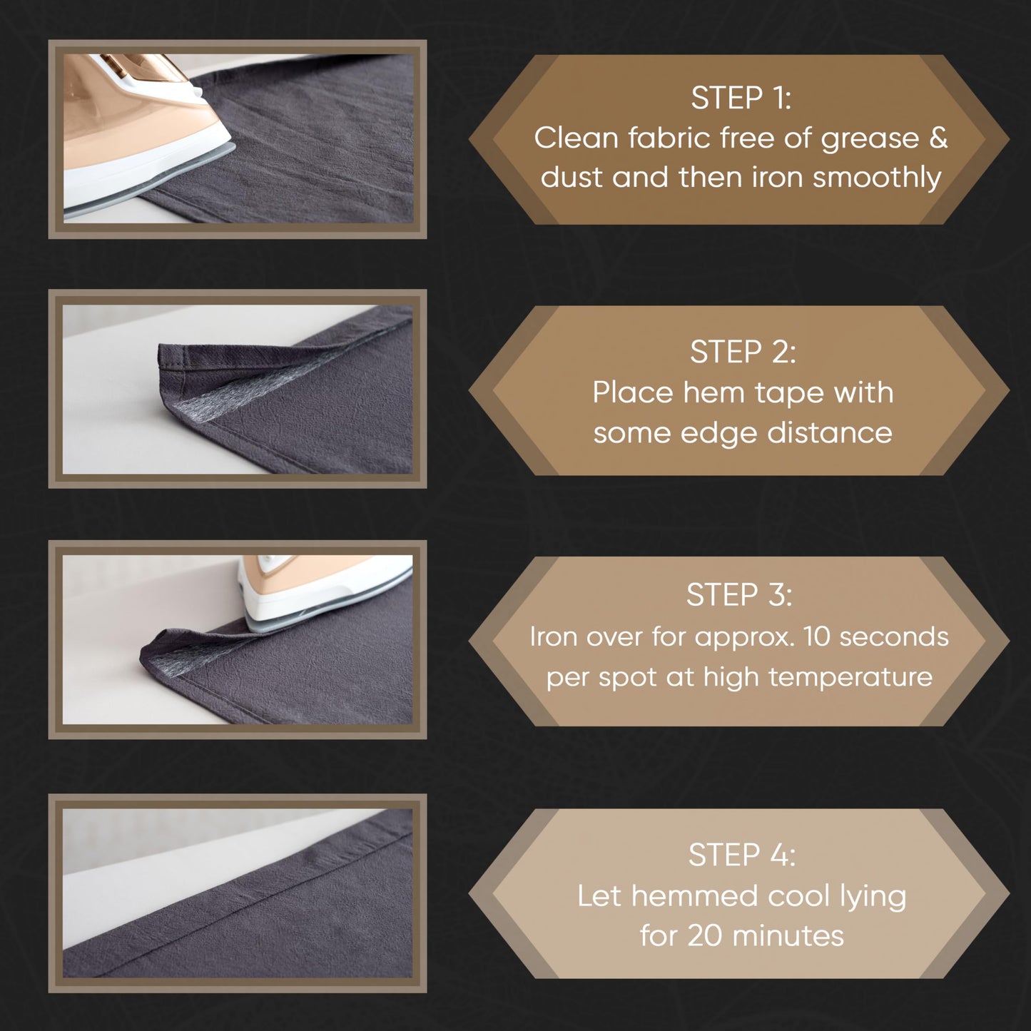 🔥Buy 2 Get 1 Free🔥70 Yards x 3/4 Inch Extra Strong No-Sew Iron-On Hem Tape