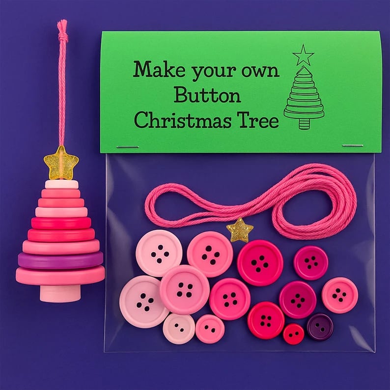 ✨Buy 3 Get 1 Free✨☃️ DIY Button Snowman Ornament Kit☃️