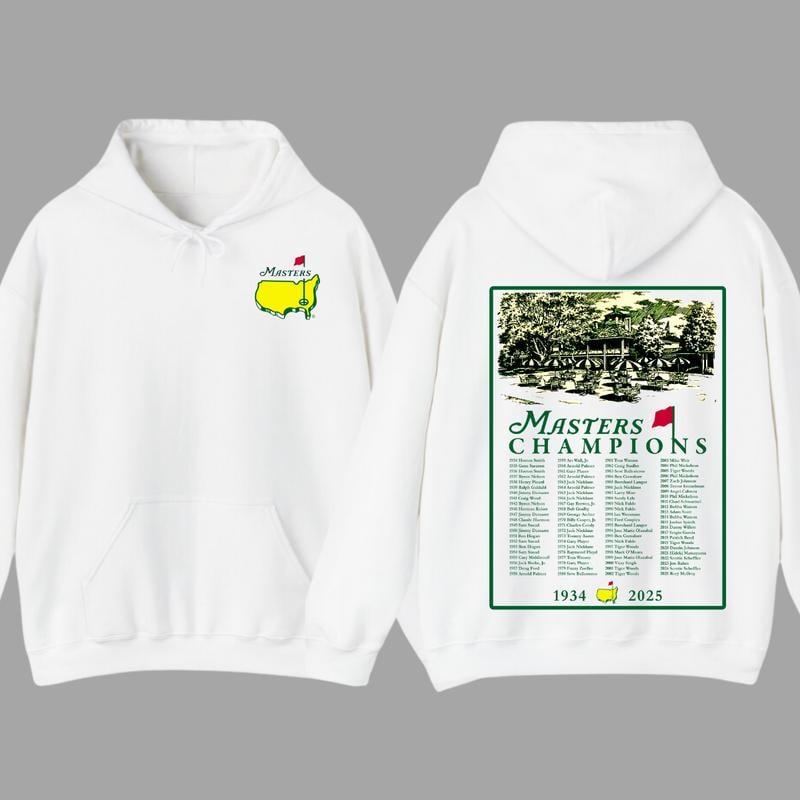 🔥 Last Day 49% OFF 🔥2025 Masters Tournament Augusta 91 Years Hoodie🏌️‍♂️⛳