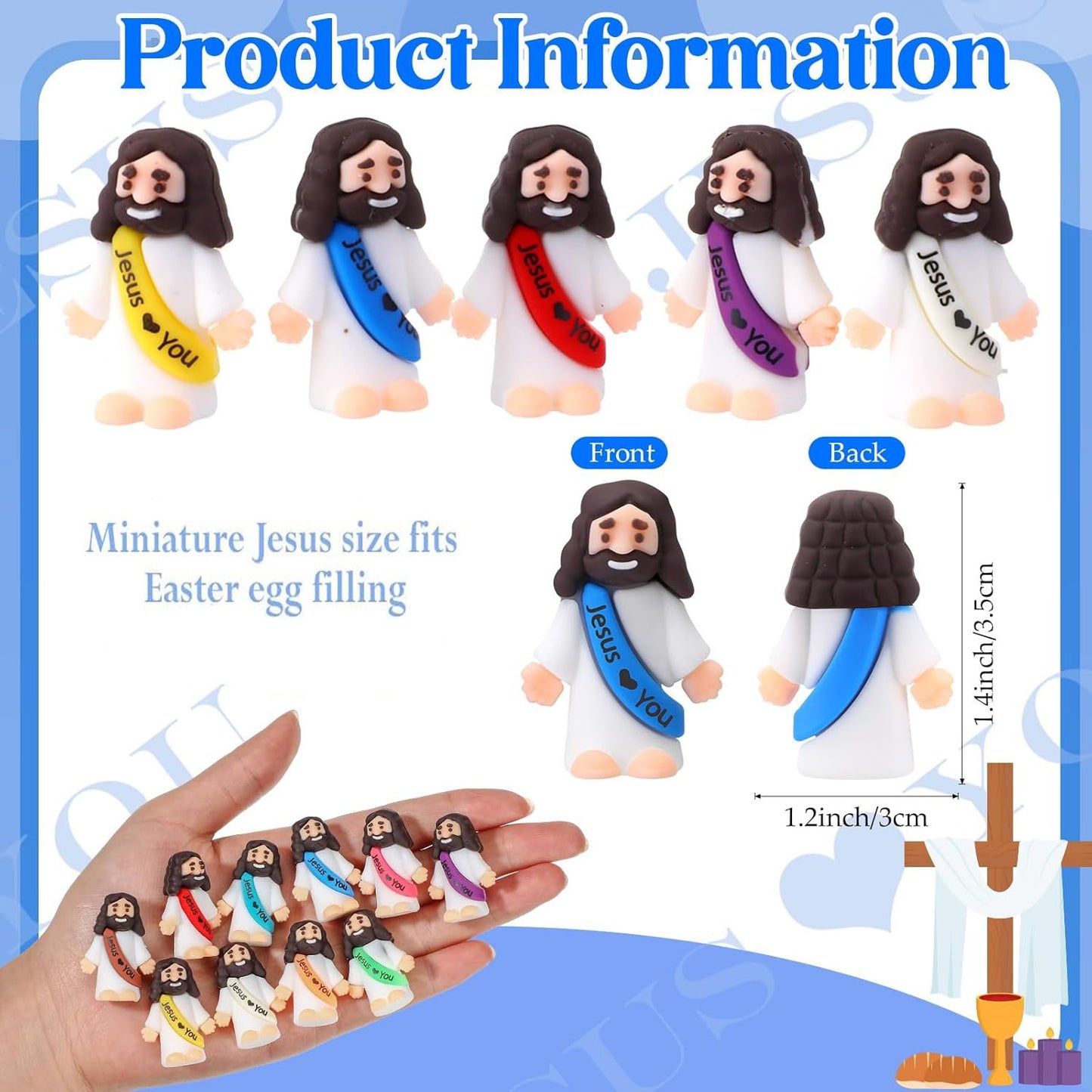 🎁 [ONLY TODAY $8.99]🔥Original Design  Figures - Jesus Loves You💖